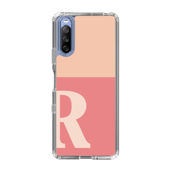 Slim Protection Case［ Original - initial two tone - R pink ］