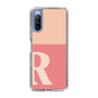Slim Protection Case［ Original - initial two tone - R pink ］