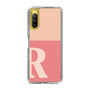 Slim Protection Case［ Original - initial two tone - R pink ］