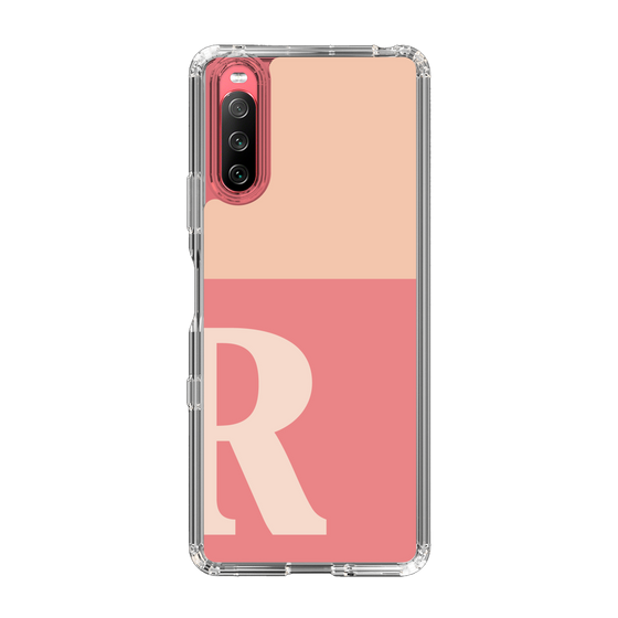 Slim Protection Case［ Original - initial two tone - R pink ］