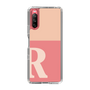 Slim Protection Case［ Original - initial two tone - R pink ］