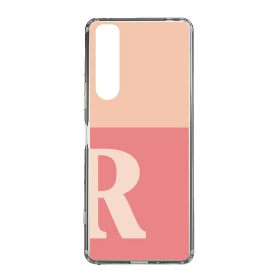 Slim Protection Case［ Original - initial two tone - R pink ］