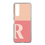 Slim Protection Case［ Original - initial two tone - R pink ］