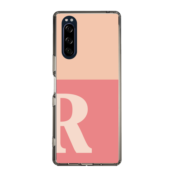 Slim Protection Case［ Original - initial two tone - R pink ］