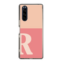 Slim Protection Case［ Original - initial two tone - R pink ］