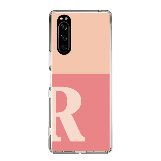 Slim Protection Case［ Original - initial two tone - R pink ］