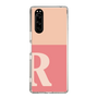 Slim Protection Case［ Original - initial two tone - R pink ］