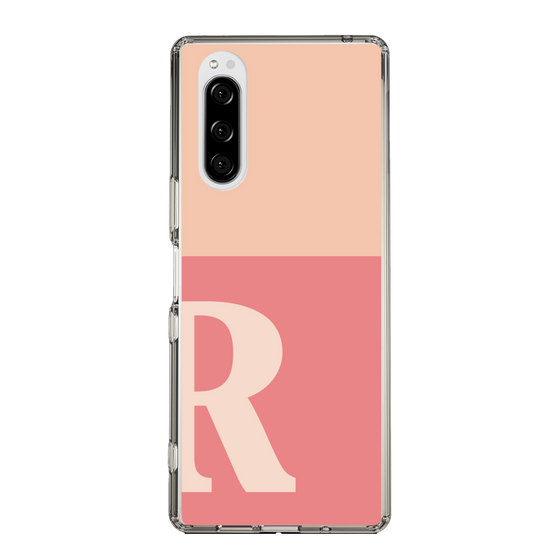 Slim Protection Case［ Original - initial two tone - R pink ］