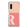 Slim Protection Case［ Original - initial two tone - R pink ］