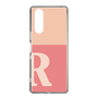 Slim Protection Case［ Original - initial two tone - R pink ］