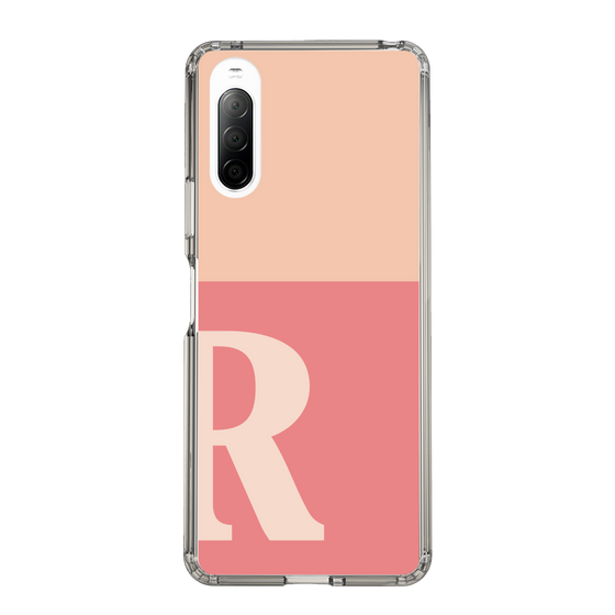 Slim Protection Case［ Original - initial two tone - R pink ］
