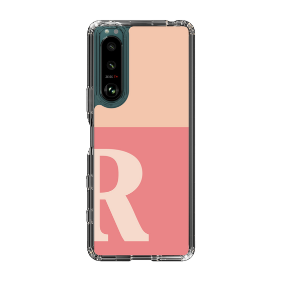 Slim Protection Case［ Original - initial two tone - R pink ］
