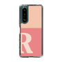 Slim Protection Case［ Original - initial two tone - R pink ］