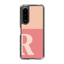 Slim Protection Case［ Original - initial two tone - R pink ］