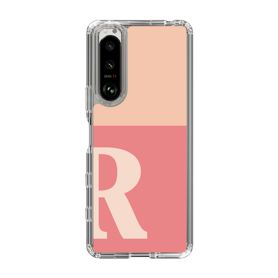 Slim Protection Case［ Original - initial two tone - R pink ］