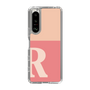 Slim Protection Case［ Original - initial two tone - R pink ］