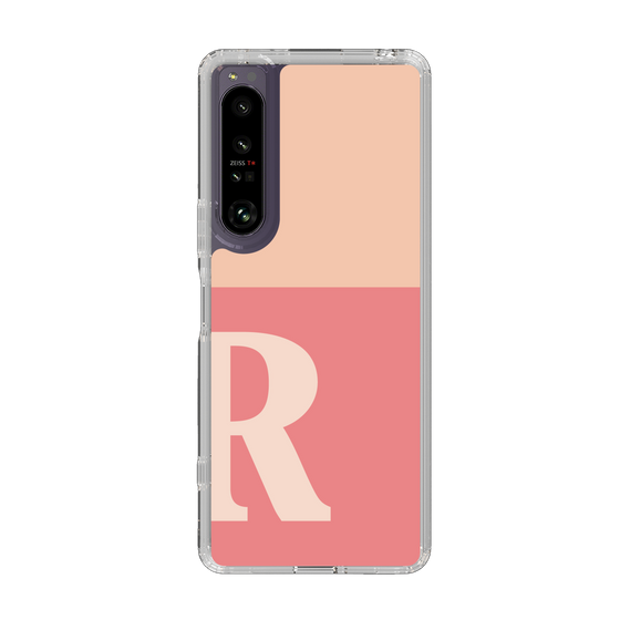 Slim Protection Case［ Original - initial two tone - R pink ］