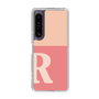 Slim Protection Case［ Original - initial two tone - R pink ］