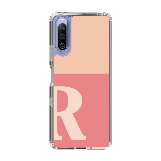 Slim Protection Case［ Original - initial two tone - R pink ］