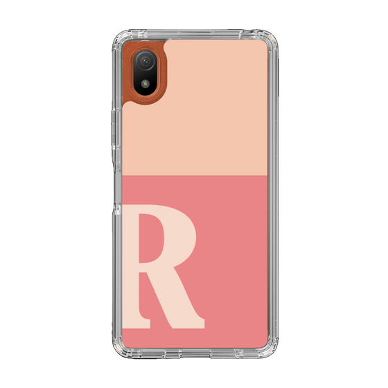 Slim Protection Case［ Original - initial two tone - R pink ］
