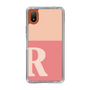 Slim Protection Case［ Original - initial two tone - R pink ］