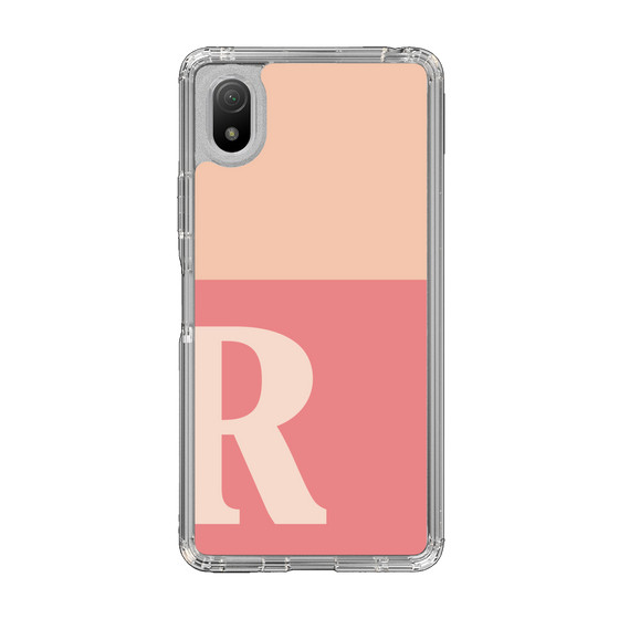 Slim Protection Case［ Original - initial two tone - R pink ］