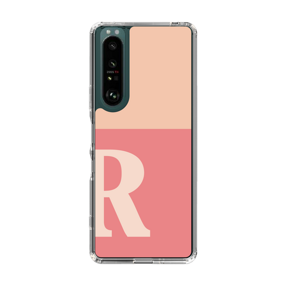 Slim Protection Case［ Original - initial two tone - R pink ］