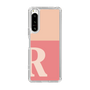 Slim Protection Case［ Original - initial two tone - R pink ］