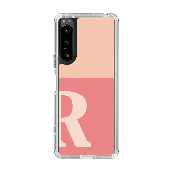 Slim Protection Case［ Original - initial two tone - R pink ］