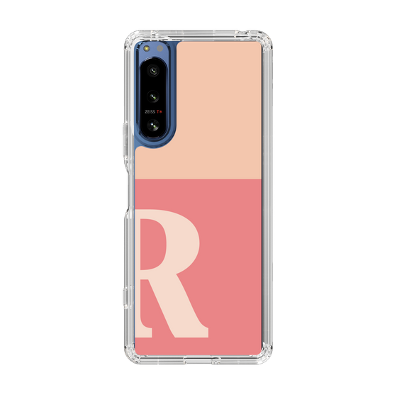 Slim Protection Case［ Original - initial two tone - R pink ］
