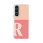 Slim Protection Case［ Original - initial two tone - R pink ］