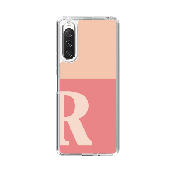 Slim Protection Case［ Original - initial two tone - R pink ］