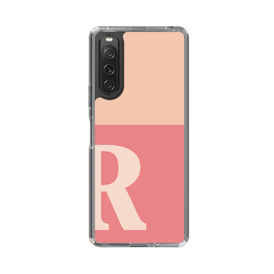 Slim Protection Case［ Original - initial two tone - R pink ］