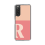 Slim Protection Case［ Original - initial two tone - R pink ］