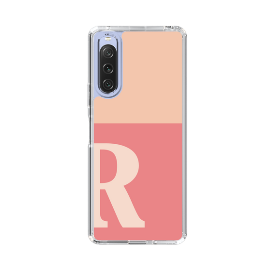 Slim Protection Case［ Original - initial two tone - R pink ］