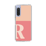 Slim Protection Case［ Original - initial two tone - R pink ］