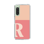 Slim Protection Case［ Original - initial two tone - R pink ］