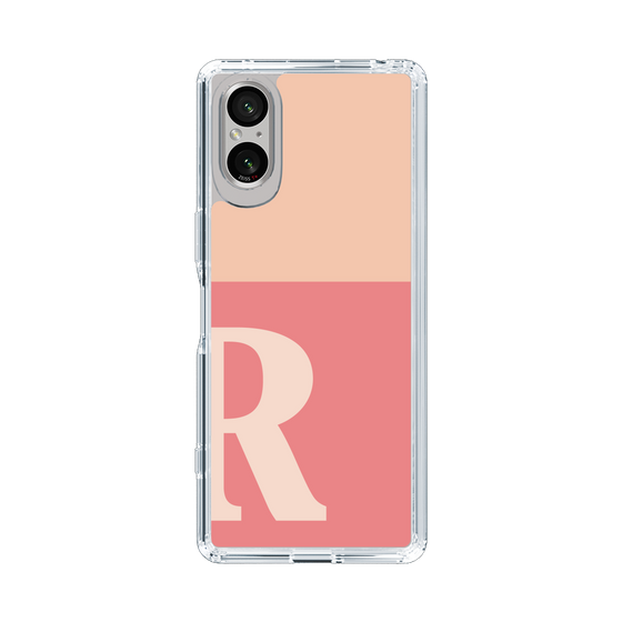 Slim Protection Case［ Original - initial two tone - R pink ］