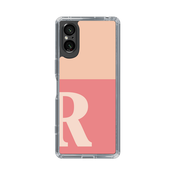Slim Protection Case［ Original - initial two tone - R pink ］