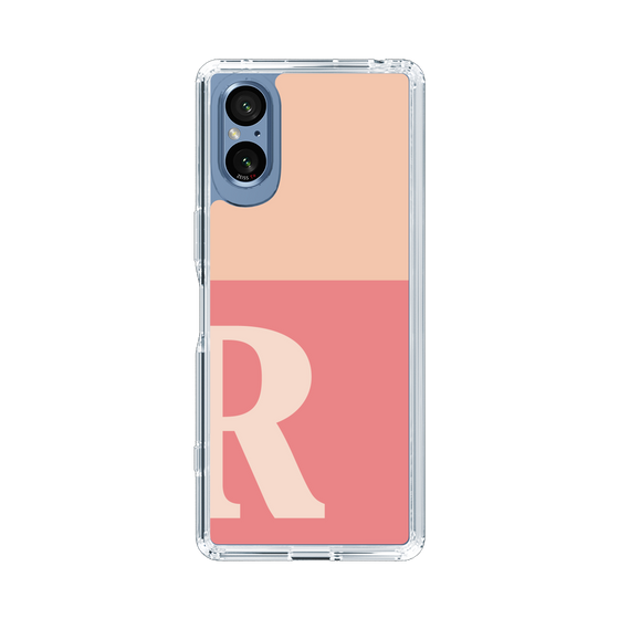 Slim Protection Case［ Original - initial two tone - R pink ］