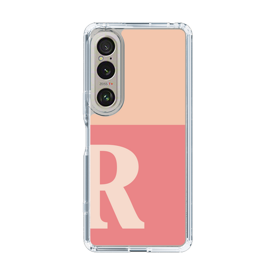Slim Protection Case［ Original - initial two tone - R pink ］