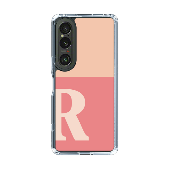 Slim Protection Case［ Original - initial two tone - R pink ］