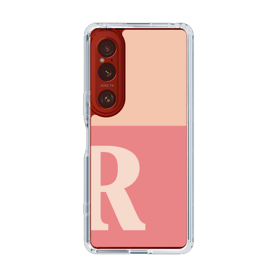 Slim Protection Case［ Original - initial two tone - R pink ］