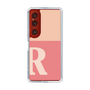 Slim Protection Case［ Original - initial two tone - R pink ］