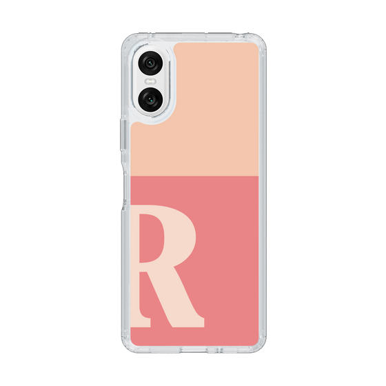 Slim Protection Case［ Original - initial two tone - R pink ］