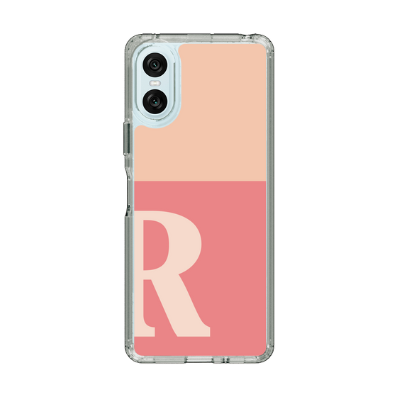 Slim Protection Case［ Original - initial two tone - R pink ］