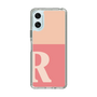 Slim Protection Case［ Original - initial two tone - R pink ］