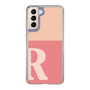 Slim Protection Case［ Original - initial two tone - R pink ］