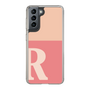 Slim Protection Case［ Original - initial two tone - R pink ］