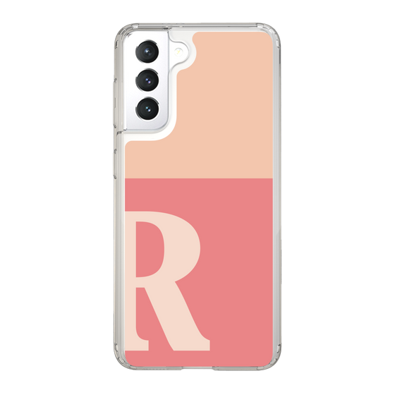 Slim Protection Case［ Original - initial two tone - R pink ］